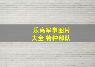 乐高军事图片大全 特种部队